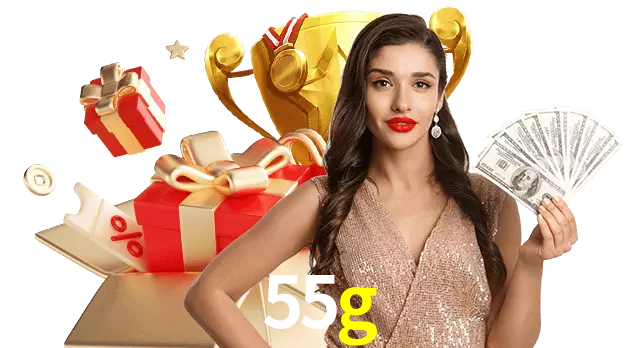 Jogue com dealers reais no 55g!